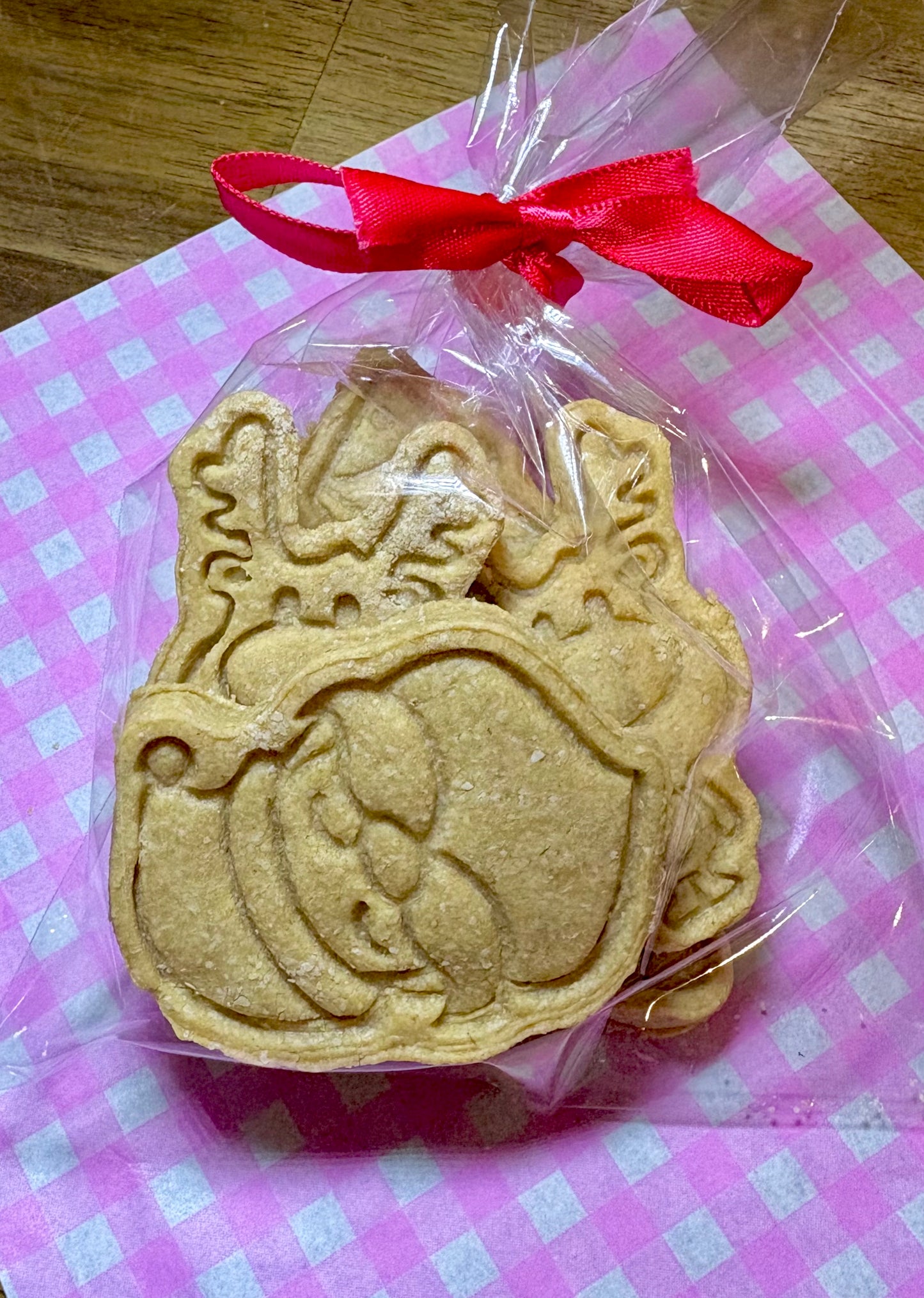 Christmas dog biscuits