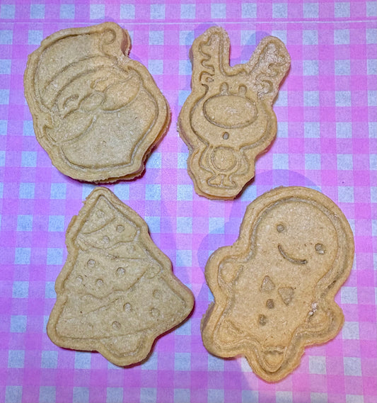 Christmas dog biscuits