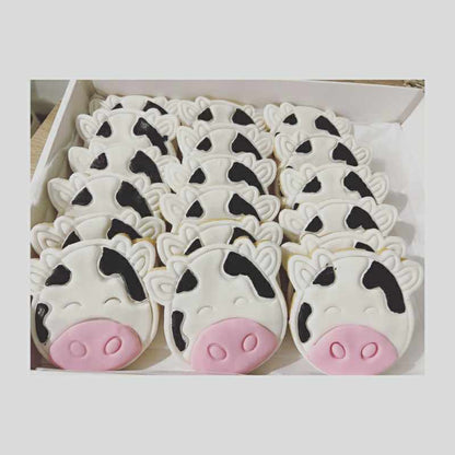Fondant decorated cookies